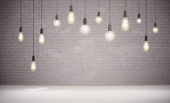 Realistic vintage light bulbs on background with grey brick wall vector illustration SSUCv3H4sIAAAAAAACA1WRyWoDMQyGX0XoPDQtvc2xEEoLhZD2FnqQPepEjMcOXiYJYd69cpYuN0m/lt+fT2goicX2hOJcSTlSluCxfWiQO8khCjls7+cGU6ZcEift1cxS5l7Vc35bsjnVOrb44jNHCTGhzhWjlTdJlp0jz6EknJtb5xPZoY+h+C4tPviQS+TfoT8izp8NUs/eHqsBdRDZMZ39bFQa9npxvJqbpONwCal0UkOcgiWn+mM1rw8NY632kXZbsVEmjjXvOFkNcM3kJGWxMInPehec9NsMpjiTIHgwP9ZgL3kLfeQjmCh2gD05BxNbhQd/od7BUomScQzL1TuQjq7Zd6xdHl5Xz/AV4qhQGsyHigabK6PLrrSwwVve5UJuMf7D2WAY9Mvmef4Gp1BVDNABAAA=